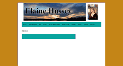 Desktop Screenshot of elainehussey.com